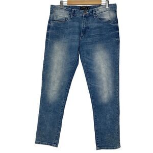 Southpole Jeans Skinny Mens 32x30 Blue Denim Med Wash Streetwear Stretch‎
